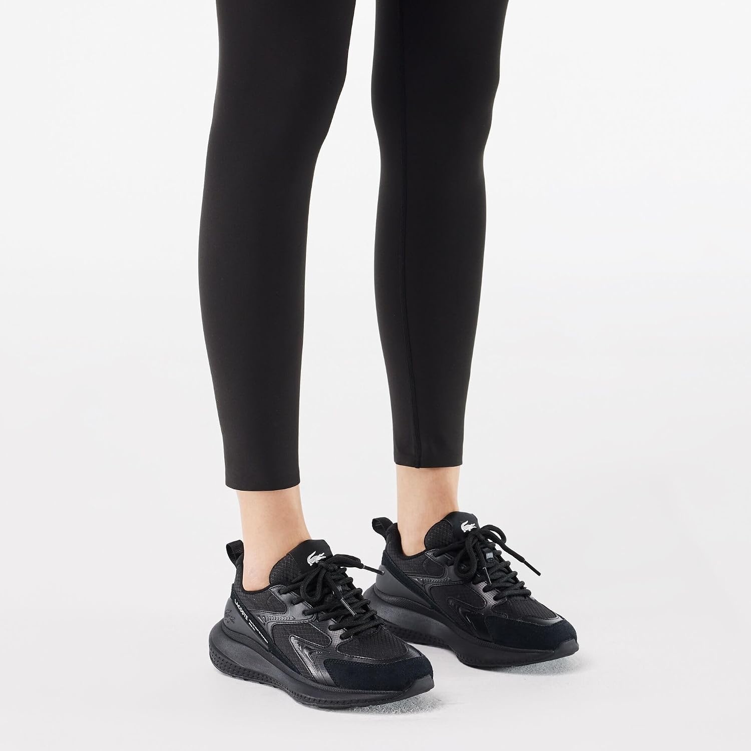 image:imageLacoste Womens L003 Evo SneakerBlackBlack