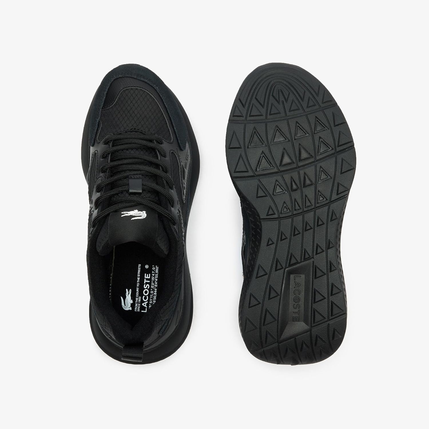 image:imageLacoste Womens L003 Evo SneakerBlackBlack