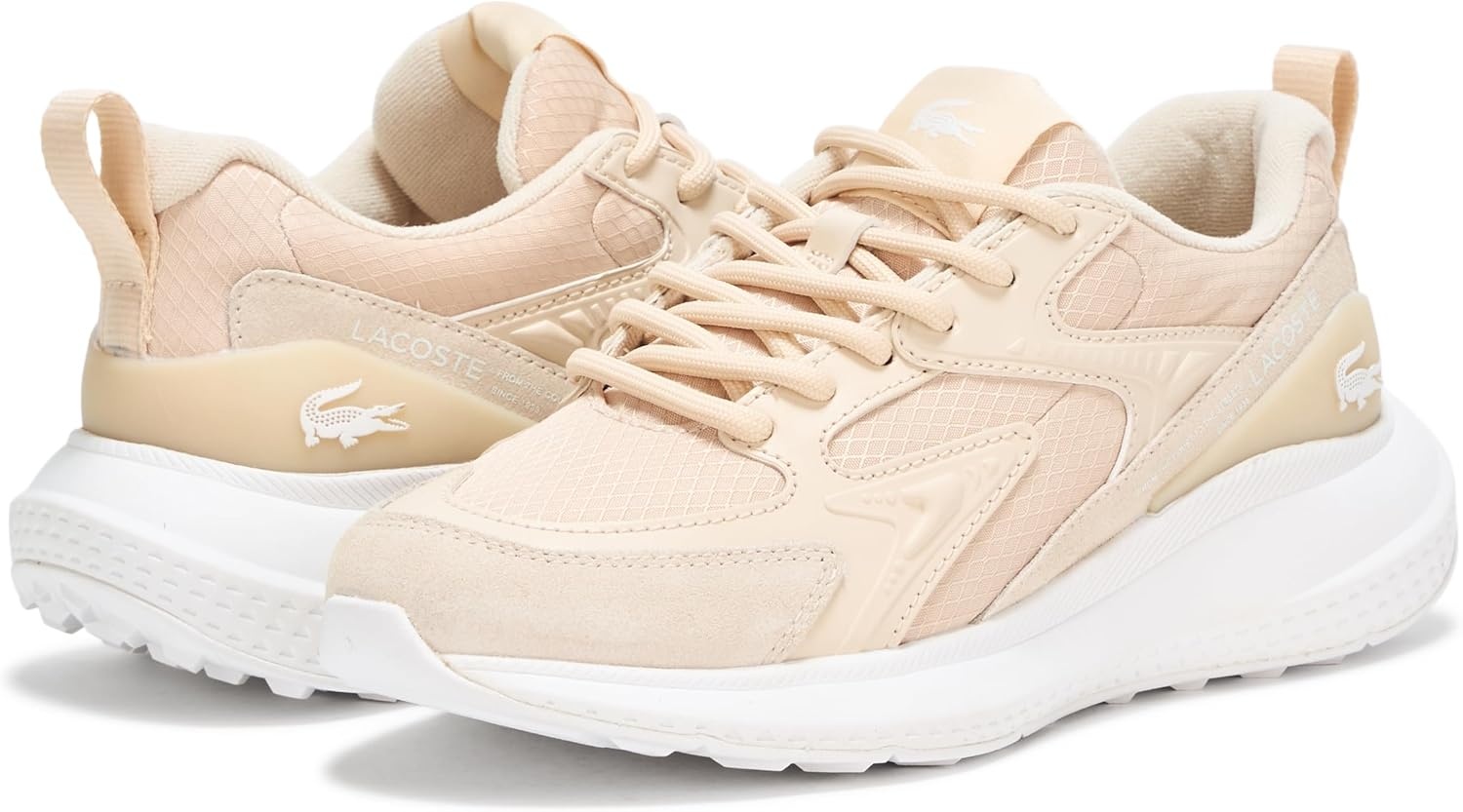 image:imageLacoste Womens L003 Evo SneakerLight TanWhite