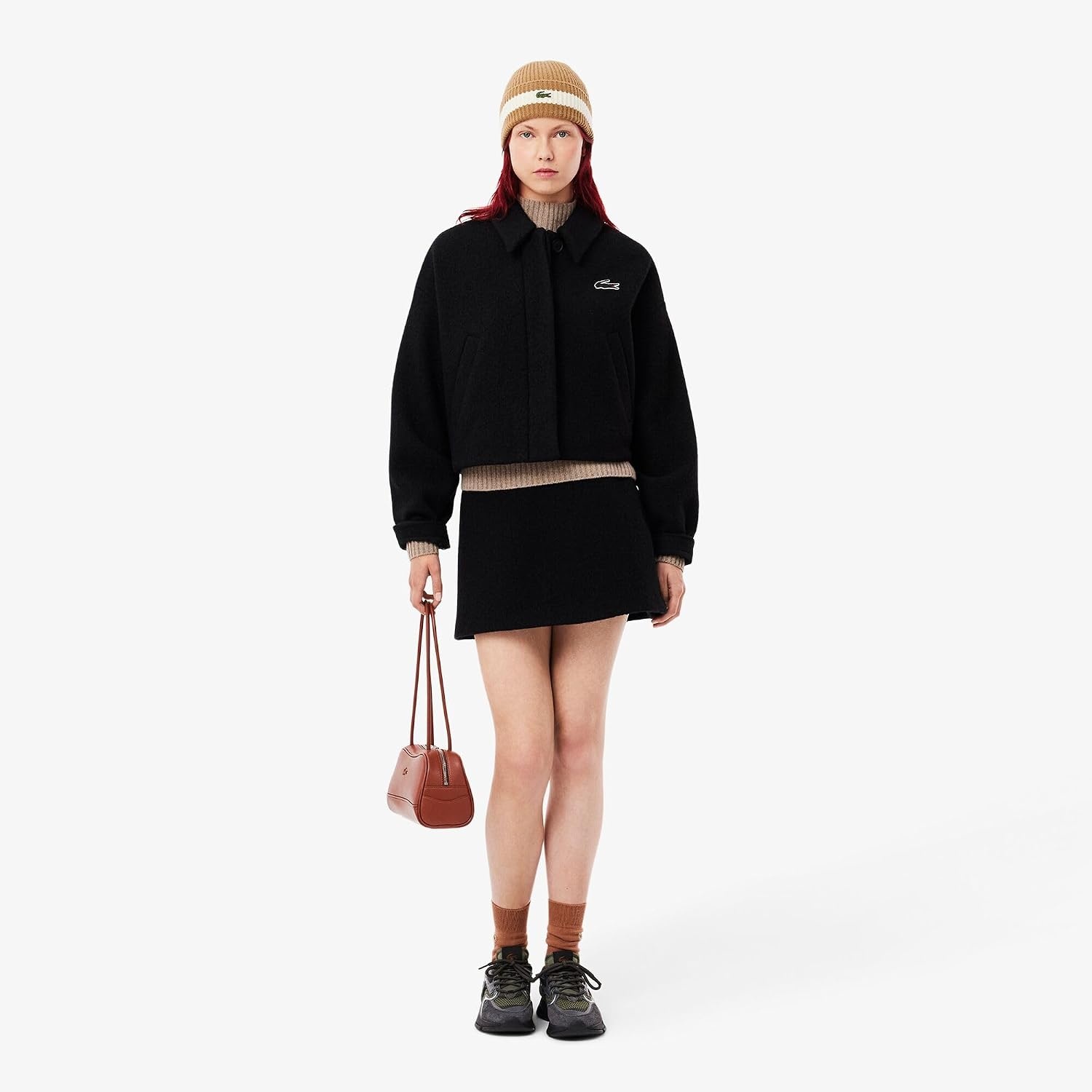 image:imageLacoste Womens L003 Neo SneakerDk GrnBlk