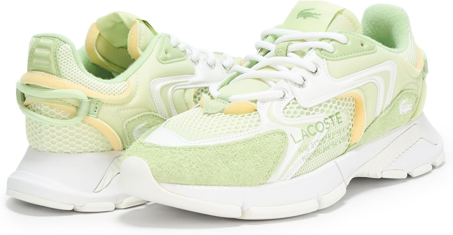 image:imageLacoste Womens L003 Neo SneakerLight GreenWhite