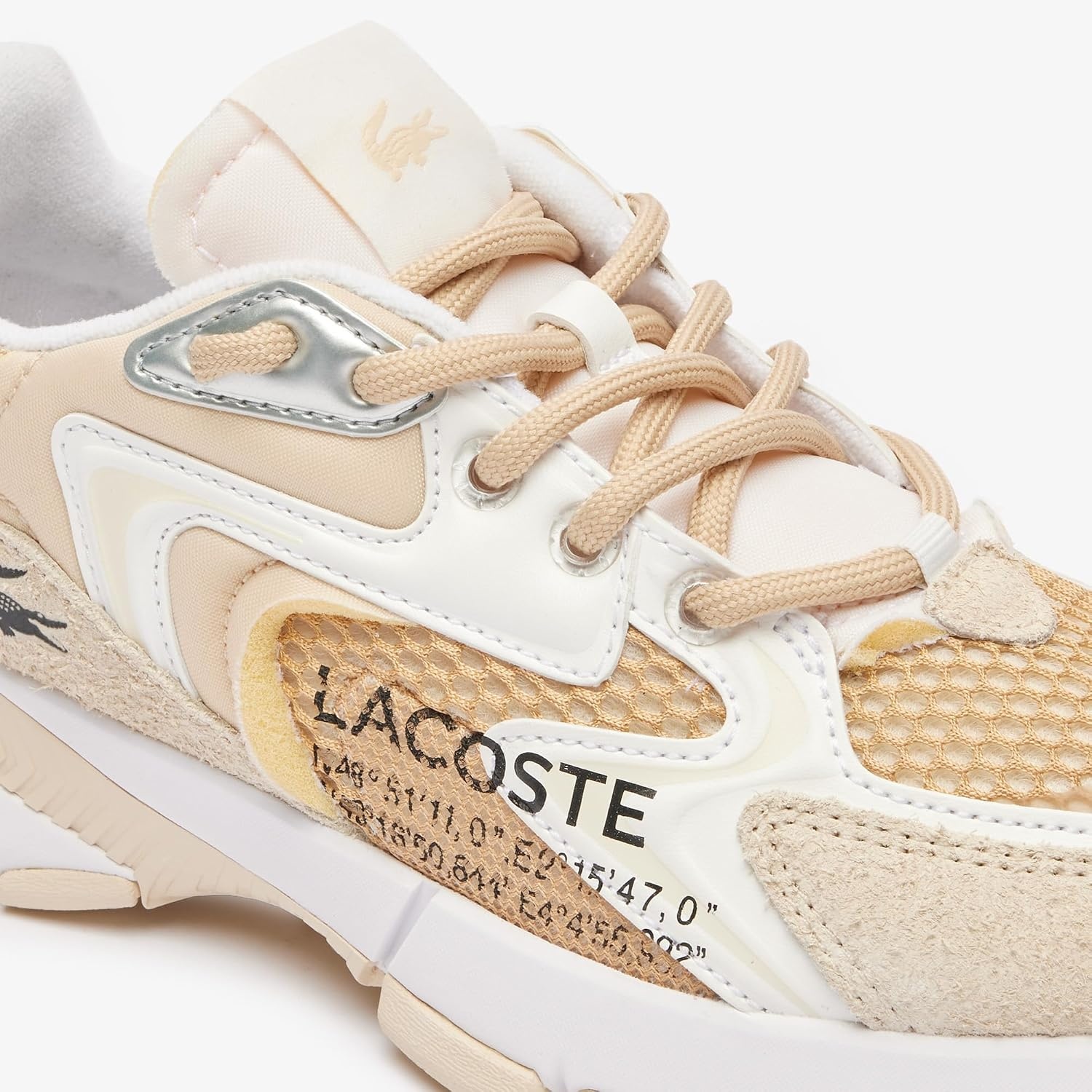 image:imageLacoste Womens L003 Neo SneakerLight TanWhite