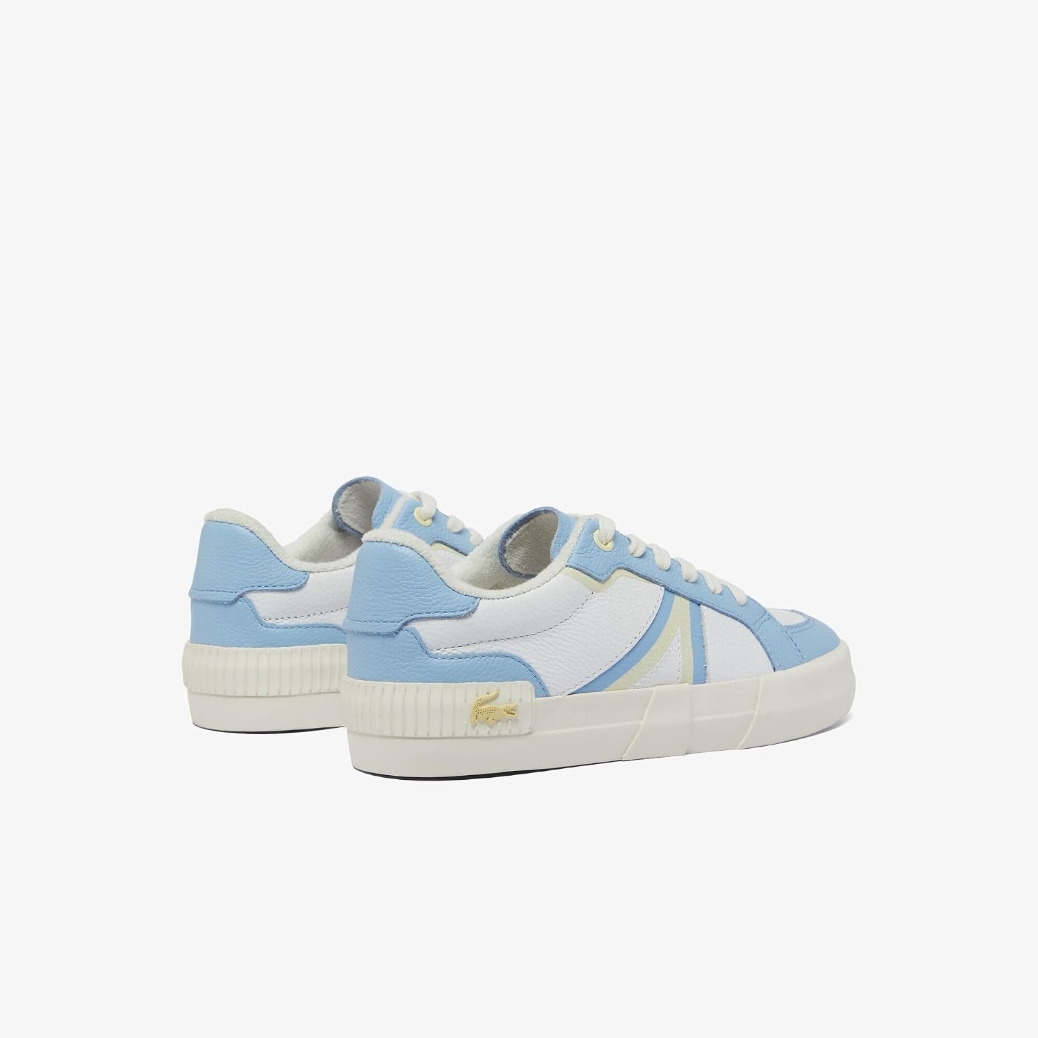 image:imageLacoste Womens L004 Canvas TrainersLight BlueWhite