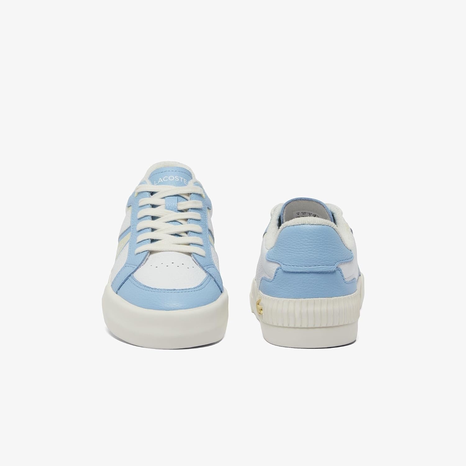 image:imageLacoste Womens L004 Canvas TrainersLight BlueWhite