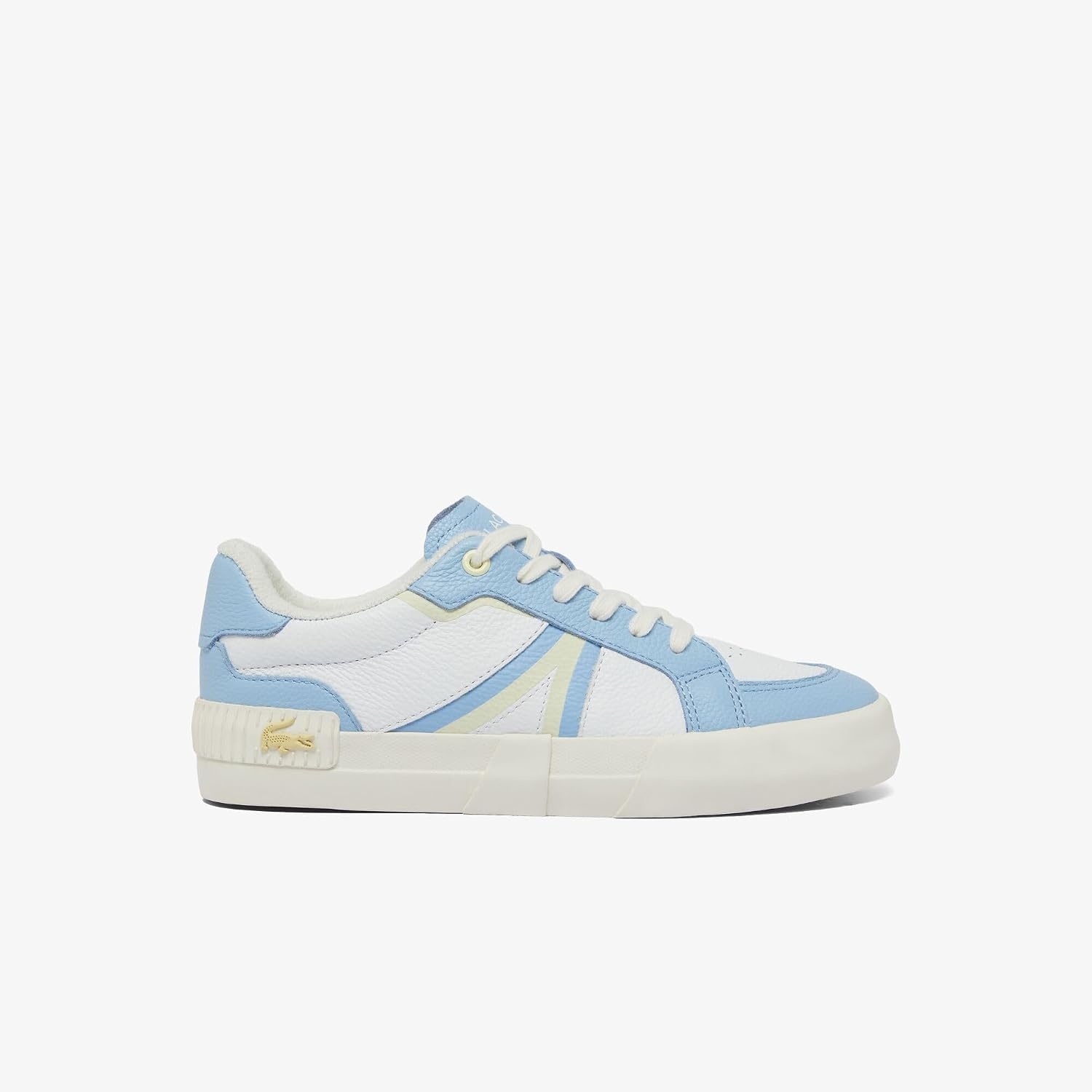 image:imageLacoste Womens L004 Canvas TrainersLight BlueWhite