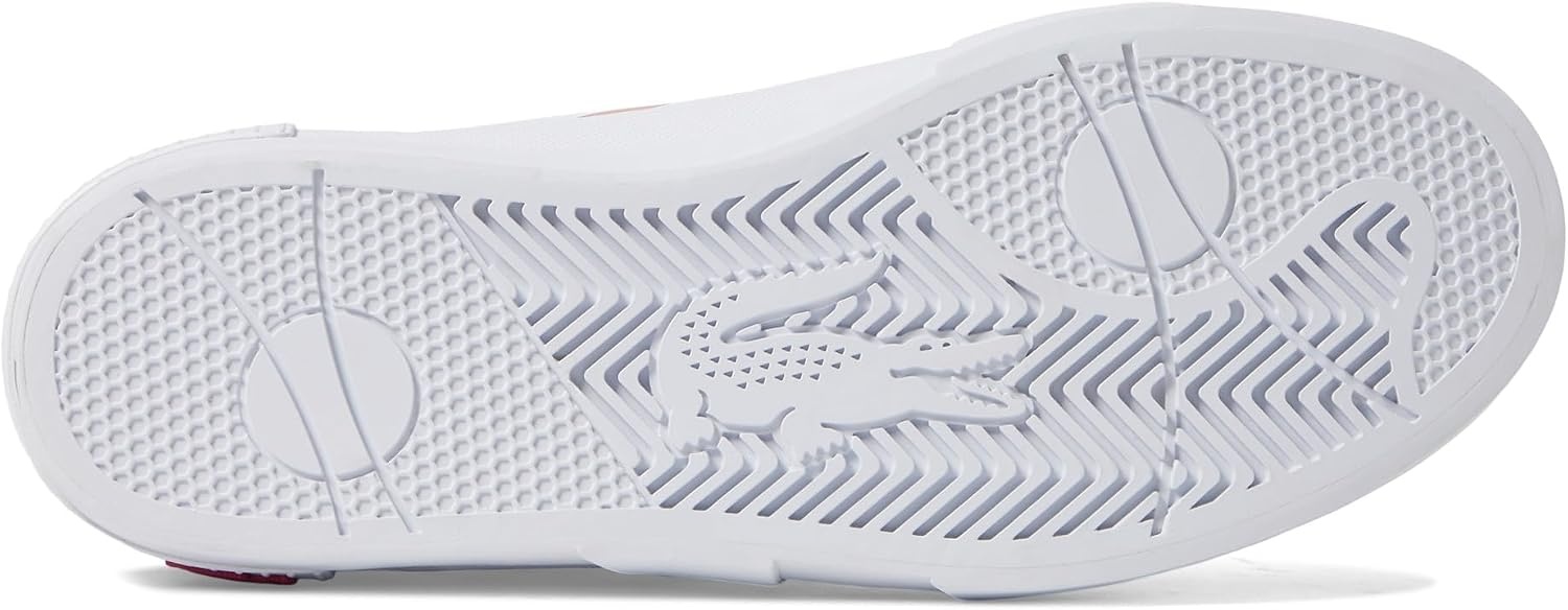 image:imageLacoste Womens L004 Canvas TrainersWhtLt Grn