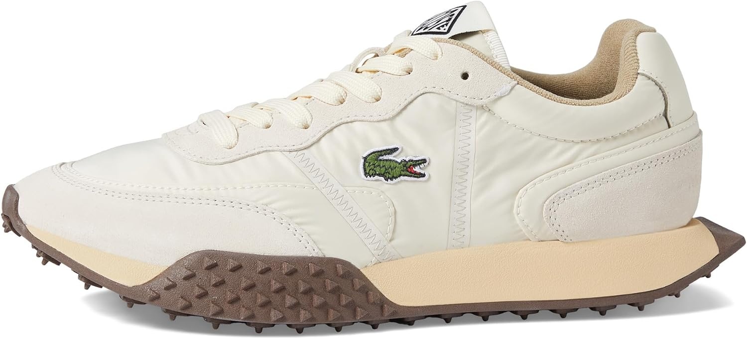 image:imageLacoste Womens LSpin Deluxe SneakersOff WhiteDark Gum