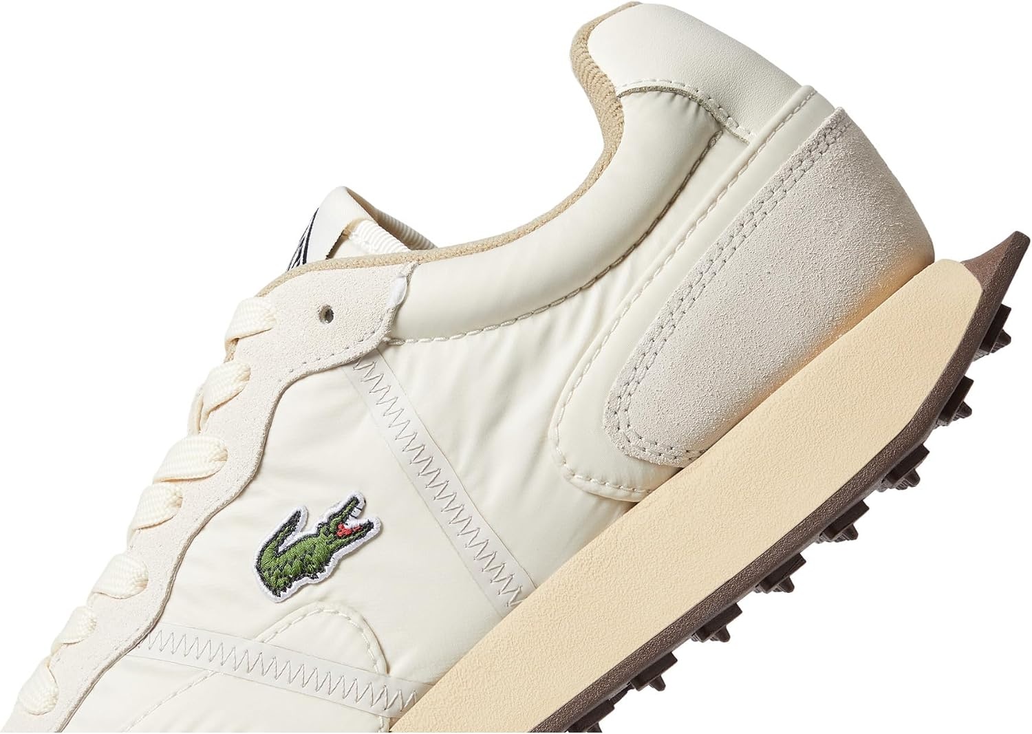 image:imageLacoste Womens LSpin Deluxe SneakersOff WhiteDark Gum