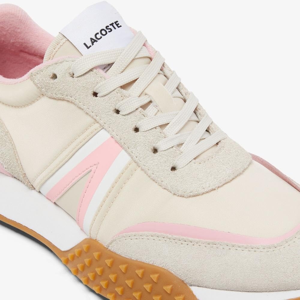 image:imageLacoste Womens LSpin Deluxe SneakersOff WhiteLight Pink