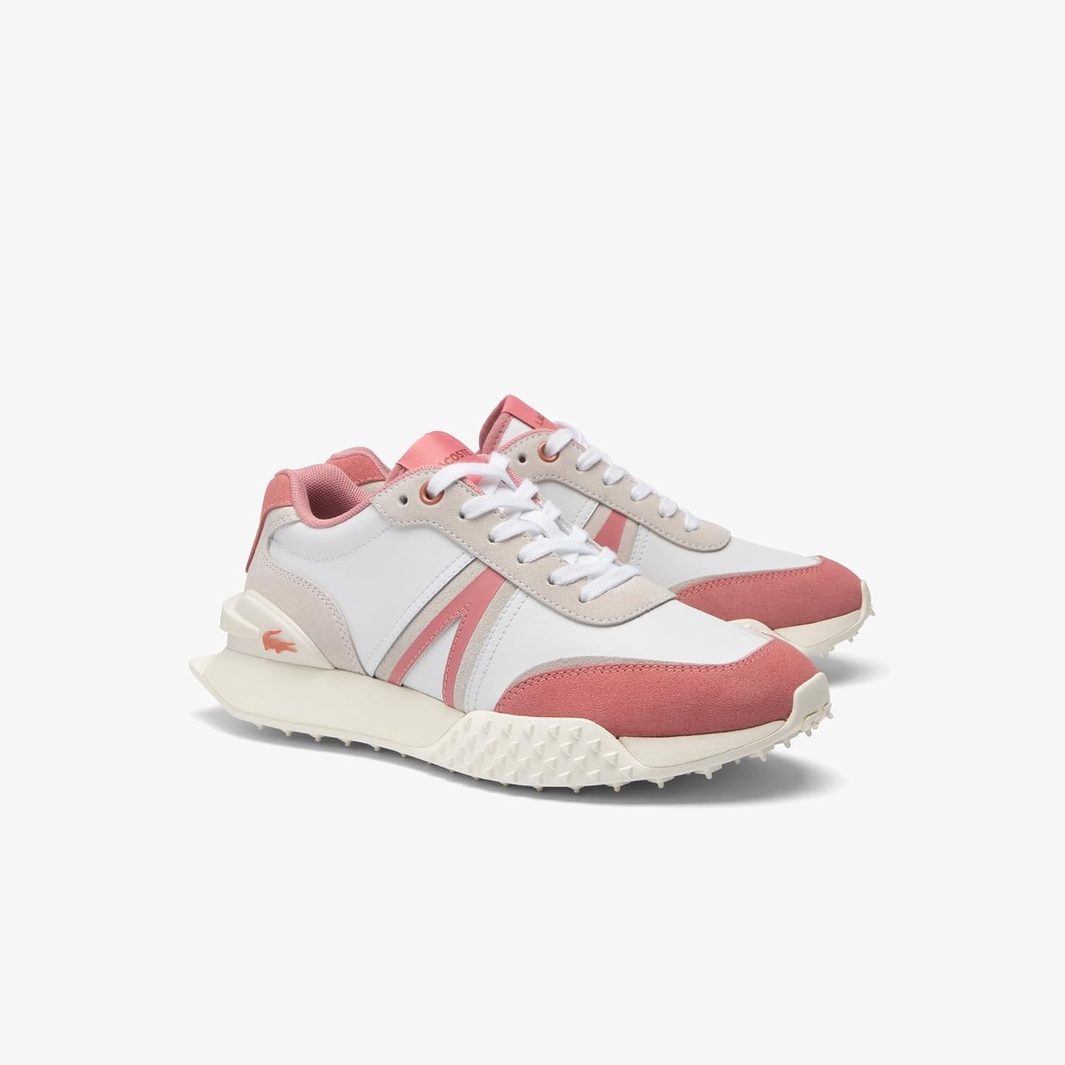 image:imageLacoste Womens LSpin Deluxe SneakersWhitePink