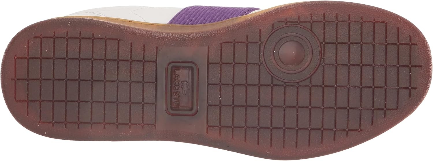 image:imageLacoste Womens Lacoste Carnaby Leather TrainersDark PurpleGum