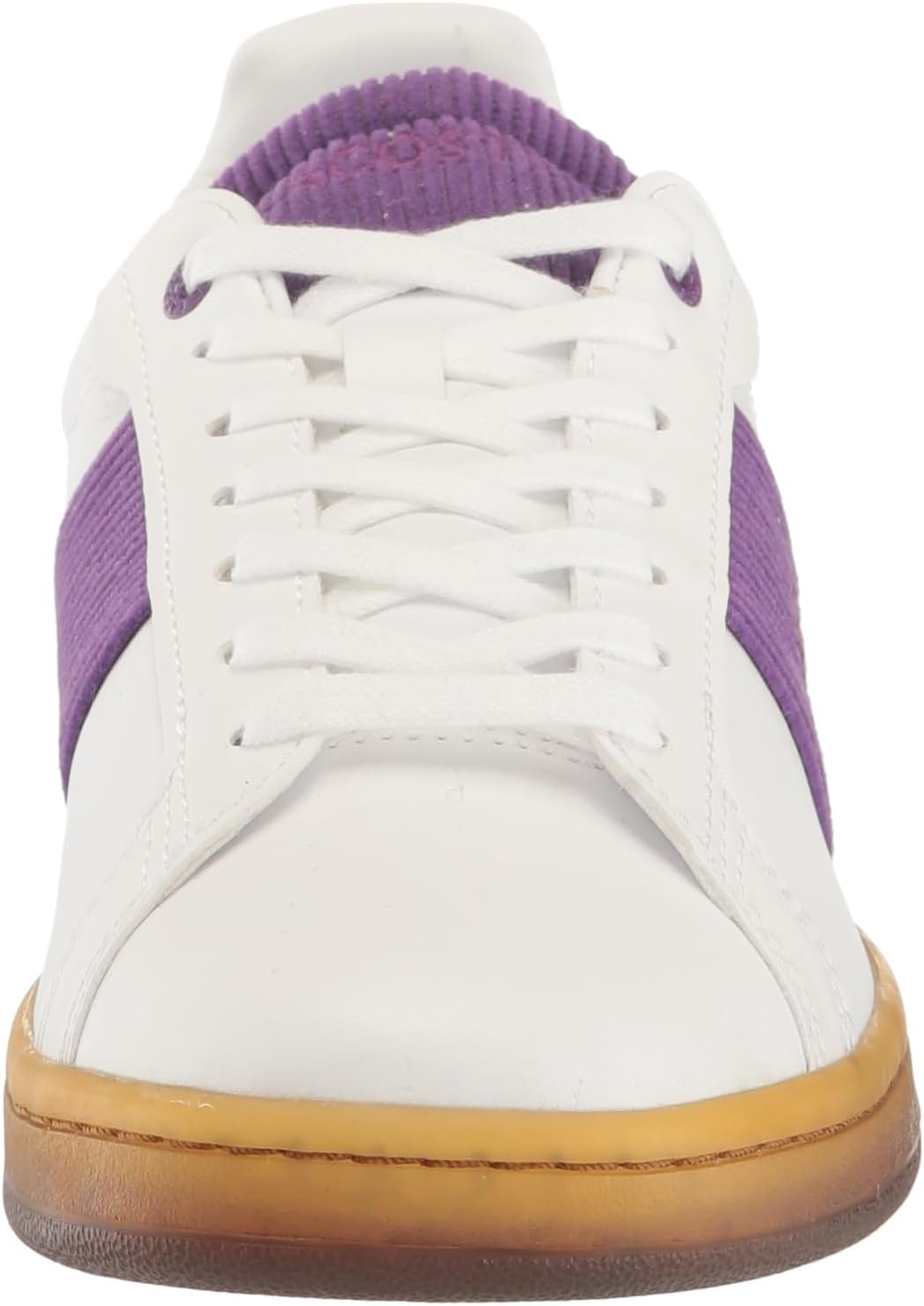 image:imageLacoste Womens Lacoste Carnaby Leather TrainersDark PurpleGum