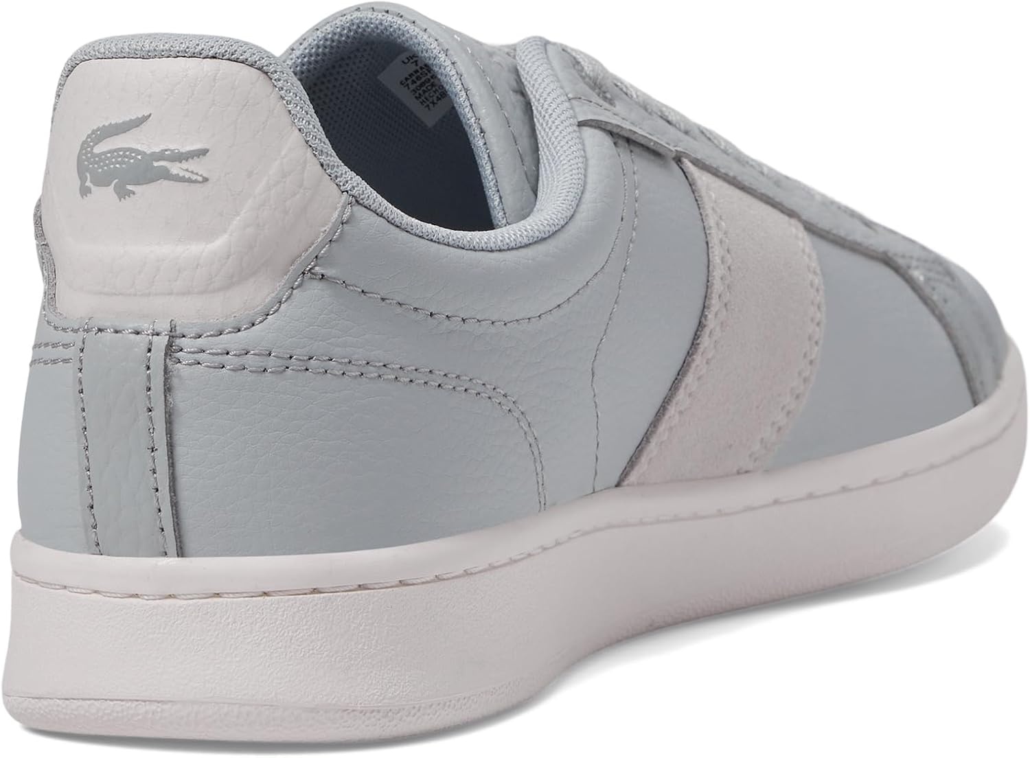 image:imageLacoste Womens Lacoste Carnaby Leather TrainersLight GreyOff White