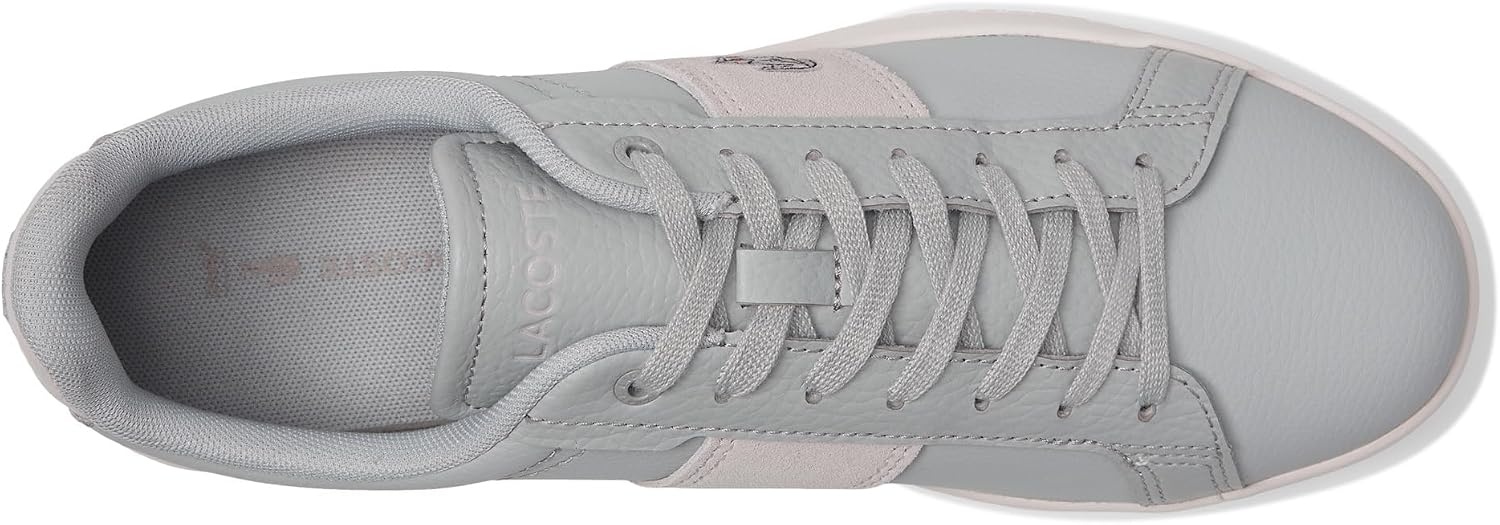 image:imageLacoste Womens Lacoste Carnaby Leather TrainersLight GreyOff White