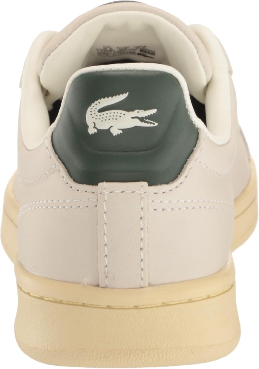 image:imageLacoste Womens Lacoste Carnaby Leather TrainersOff WhiteLight Yellow