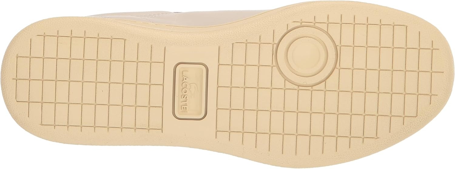 image:imageLacoste Womens Lacoste Carnaby Leather TrainersOff WhiteLight Yellow