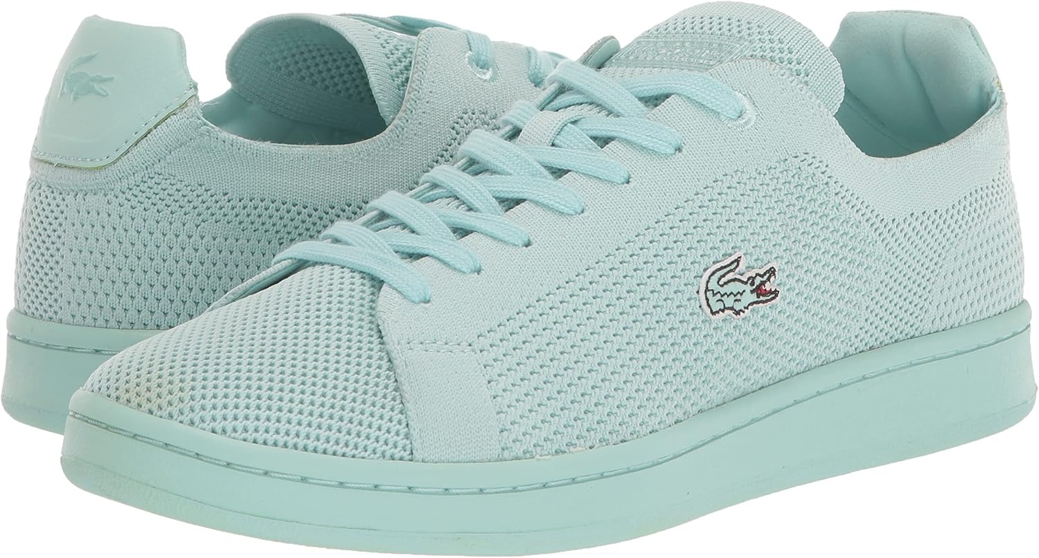 image:imageLacoste Womens Lacoste Carnaby Leather TrainersPiquee Turquoise