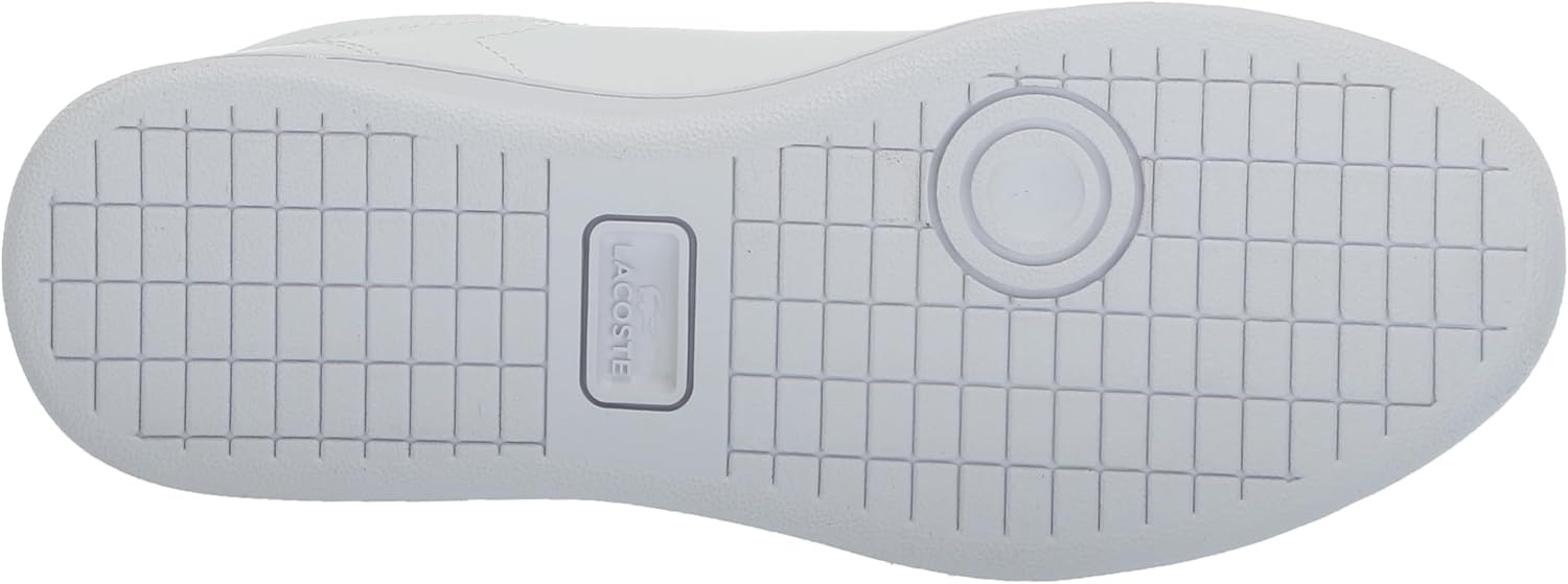 image:imageLacoste Womens Lacoste Carnaby Leather TrainersWhiteBurgundy