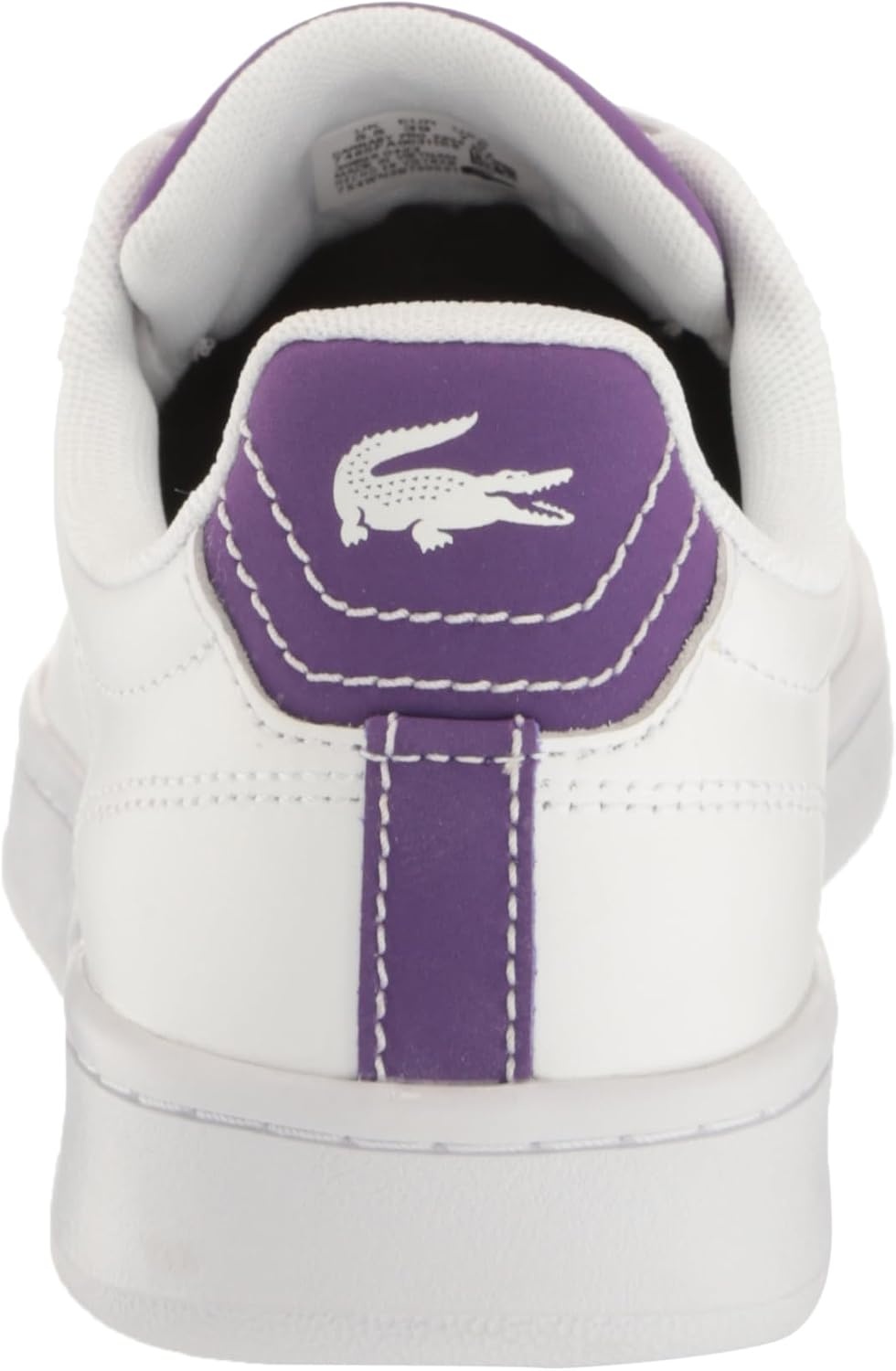 image:imageLacoste Womens Lacoste Carnaby Leather TrainersWhiteDark Purple