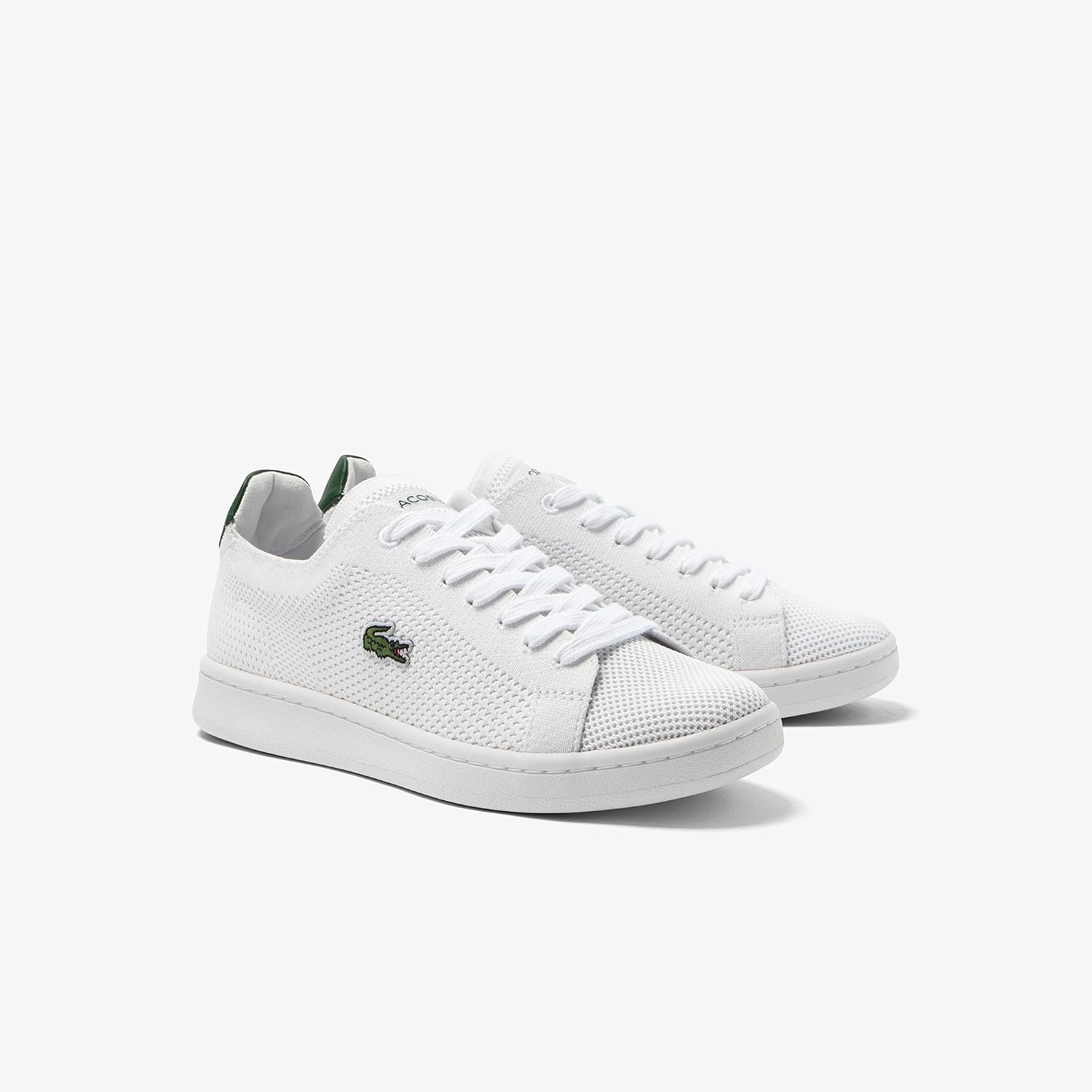 image:imageLacoste Womens Lacoste Carnaby Leather TrainersWhiteGreen