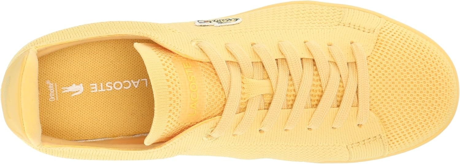 image:imageLacoste Womens Lacoste Carnaby Leather TrainersYellowYellow