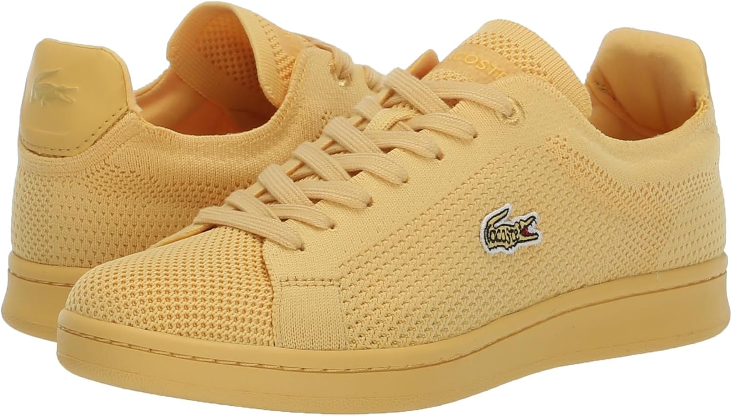 image:imageLacoste Womens Lacoste Carnaby Leather TrainersYellowYellow