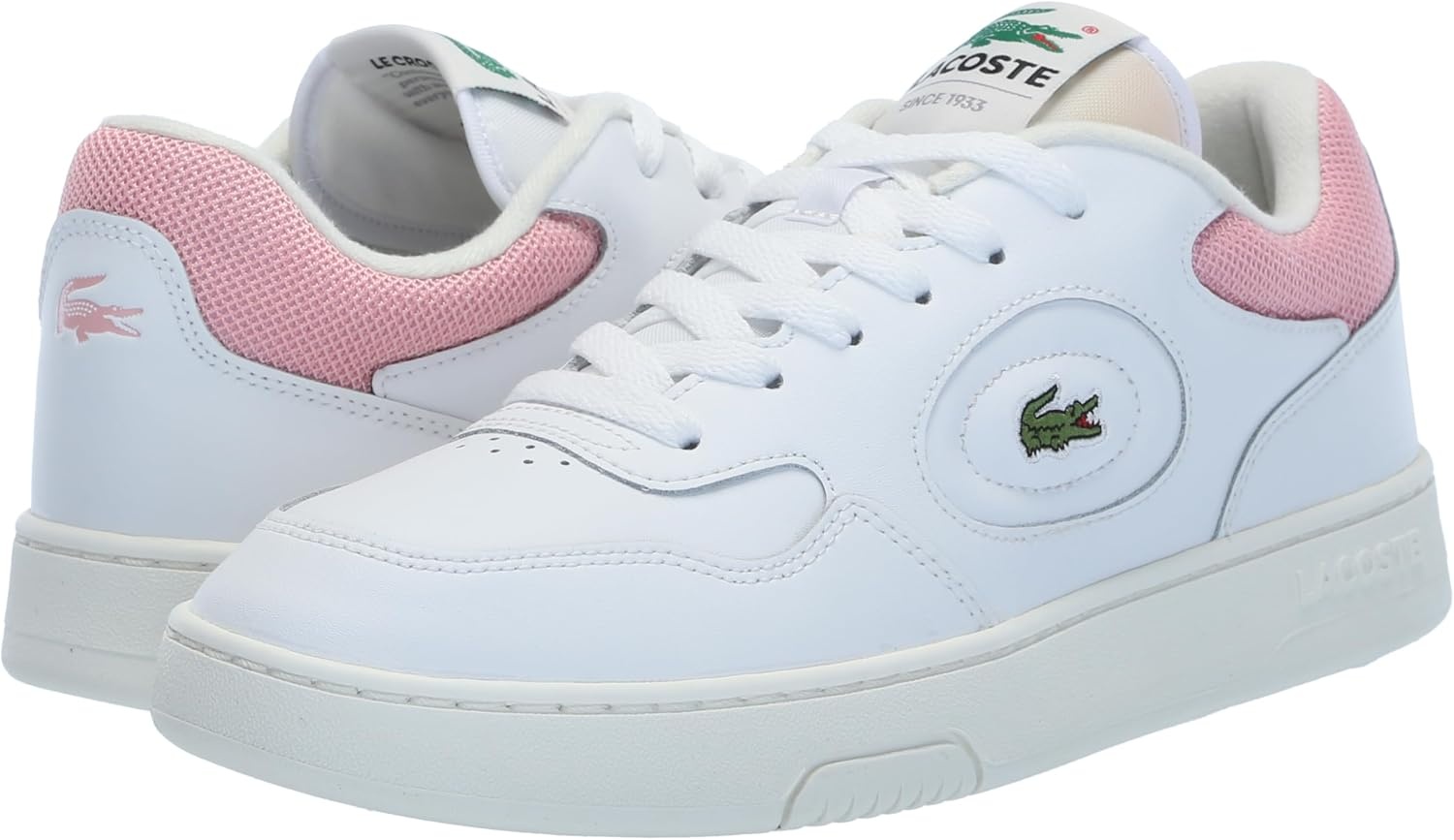 image:imageLacoste Womens Lineset SneakerWhitePink