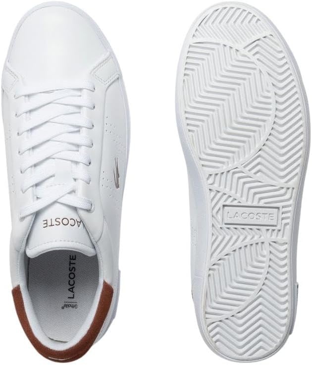 image:imageLacoste Womens Powercourt SneakersWhiteBrown