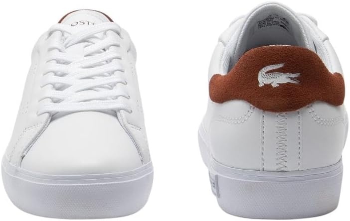 image:imageLacoste Womens Powercourt SneakersWhiteBrown