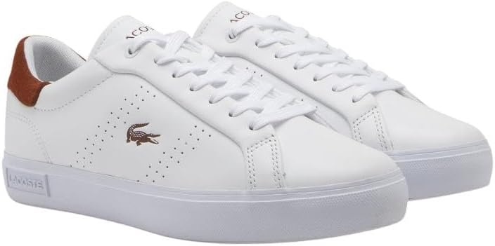 image:imageLacoste Womens Powercourt SneakersWhiteBrown