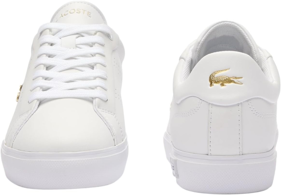 image:imageLacoste Womens Powercourt SneakersWhiteGold