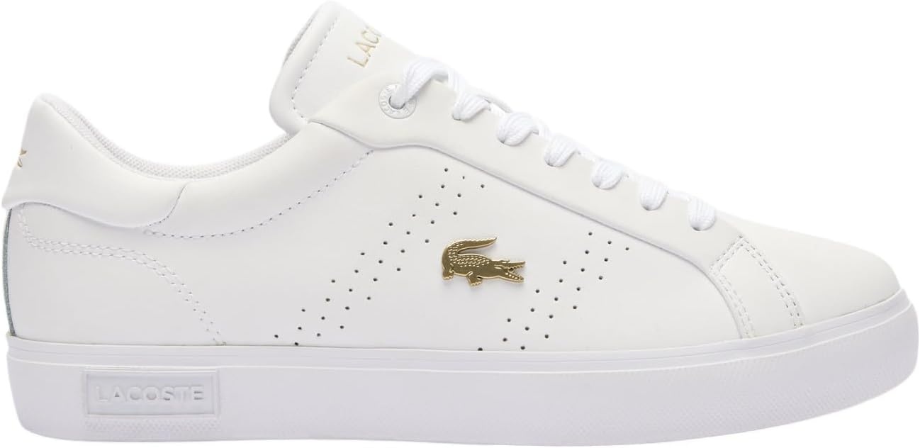 image:imageLacoste Womens Powercourt SneakersWhiteGold