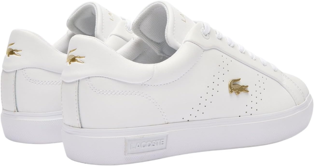 image:imageLacoste Womens Powercourt SneakersWhiteGold