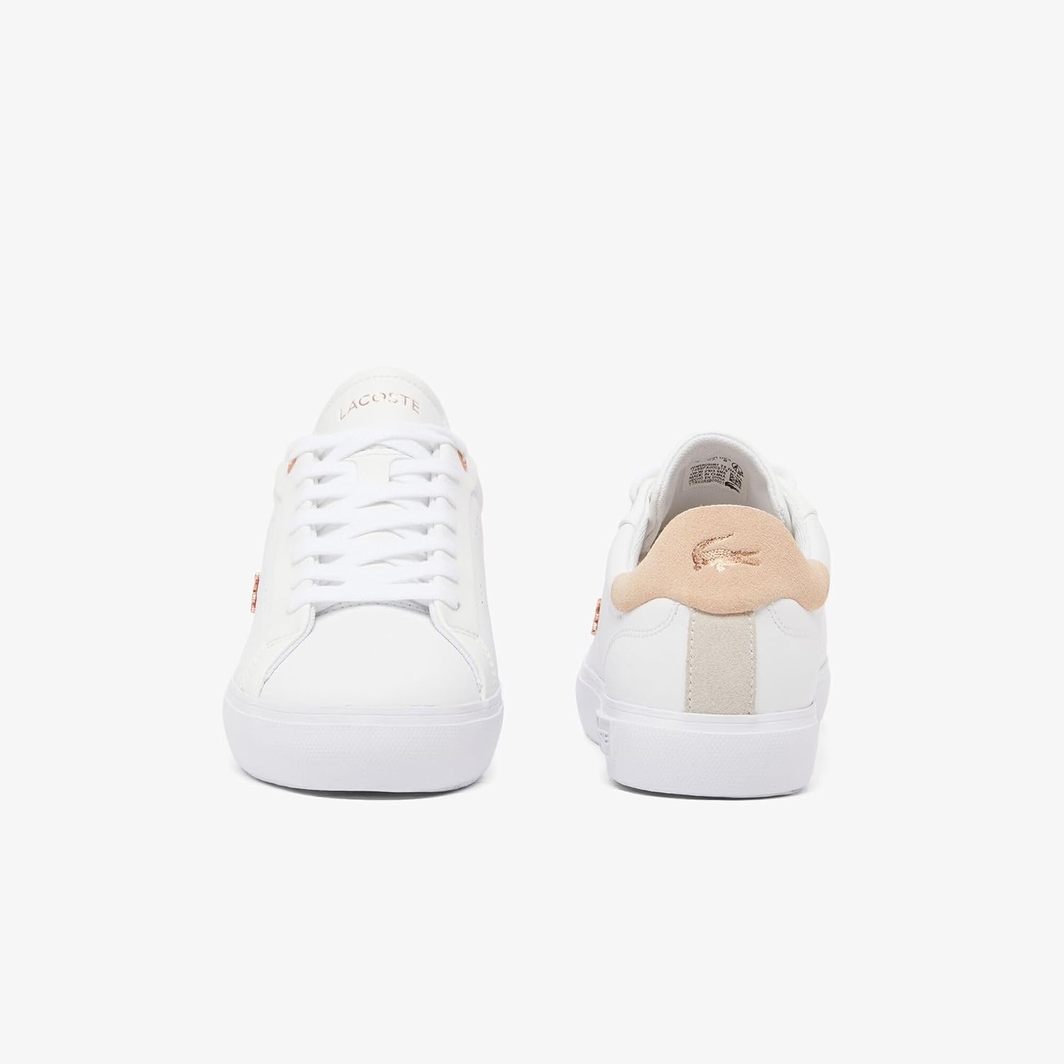 image:imageLacoste Womens Powercourt SneakersWhiteLight Pink