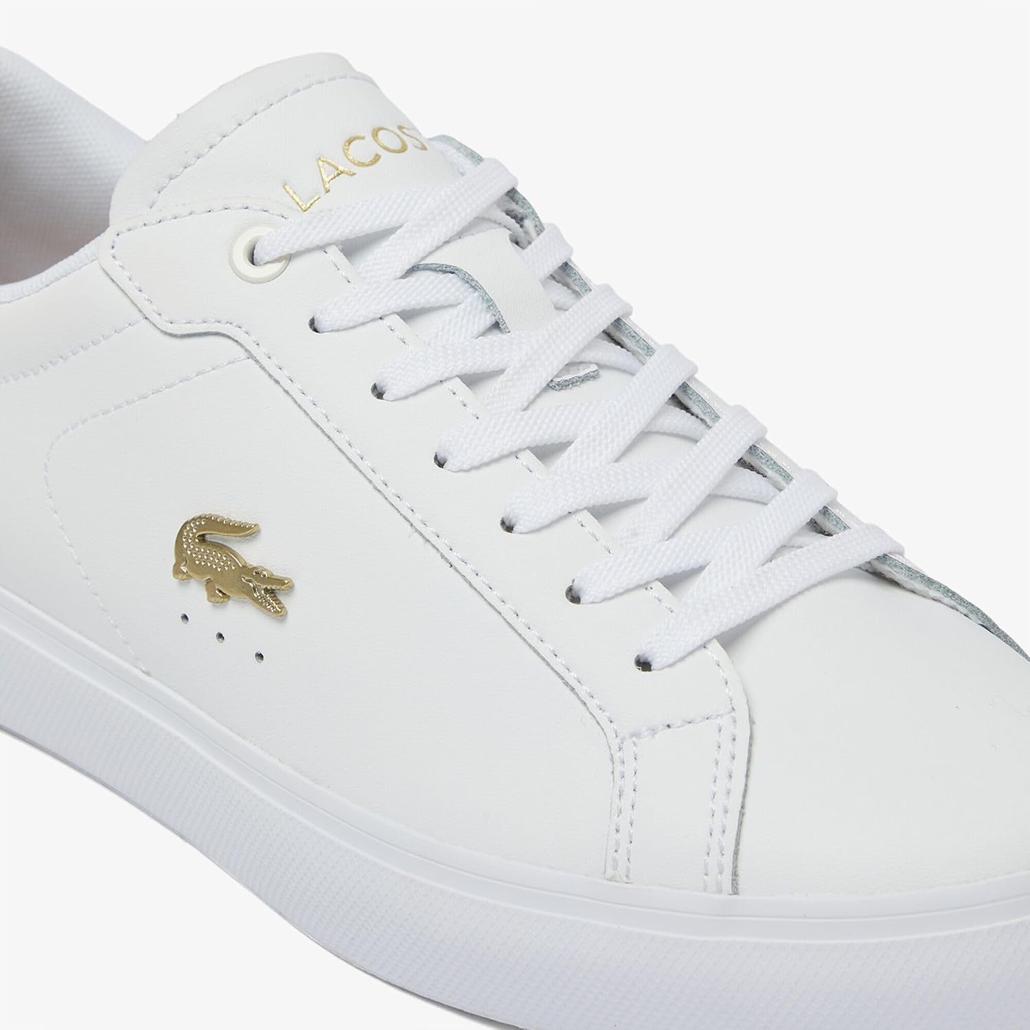 image:imageLacoste Womens Powercourt SneakersWhtLt Brw