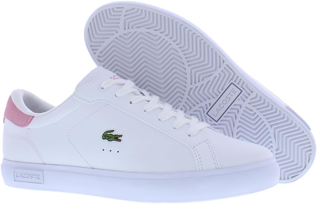 image:imageLacoste Womens Powercourt SneakersWhtLt Pnk