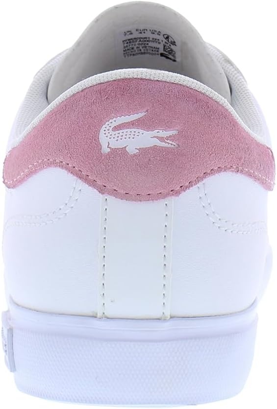 image:imageLacoste Womens Powercourt SneakersWhtLt Pnk