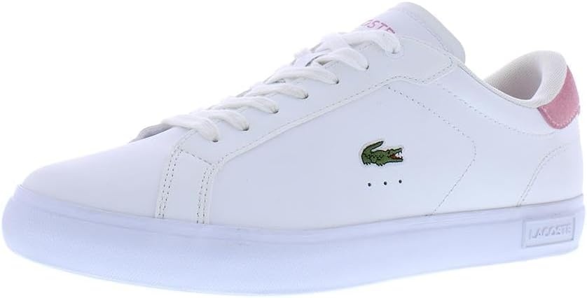 image:imageLacoste Womens Powercourt SneakersWhtLt Pnk