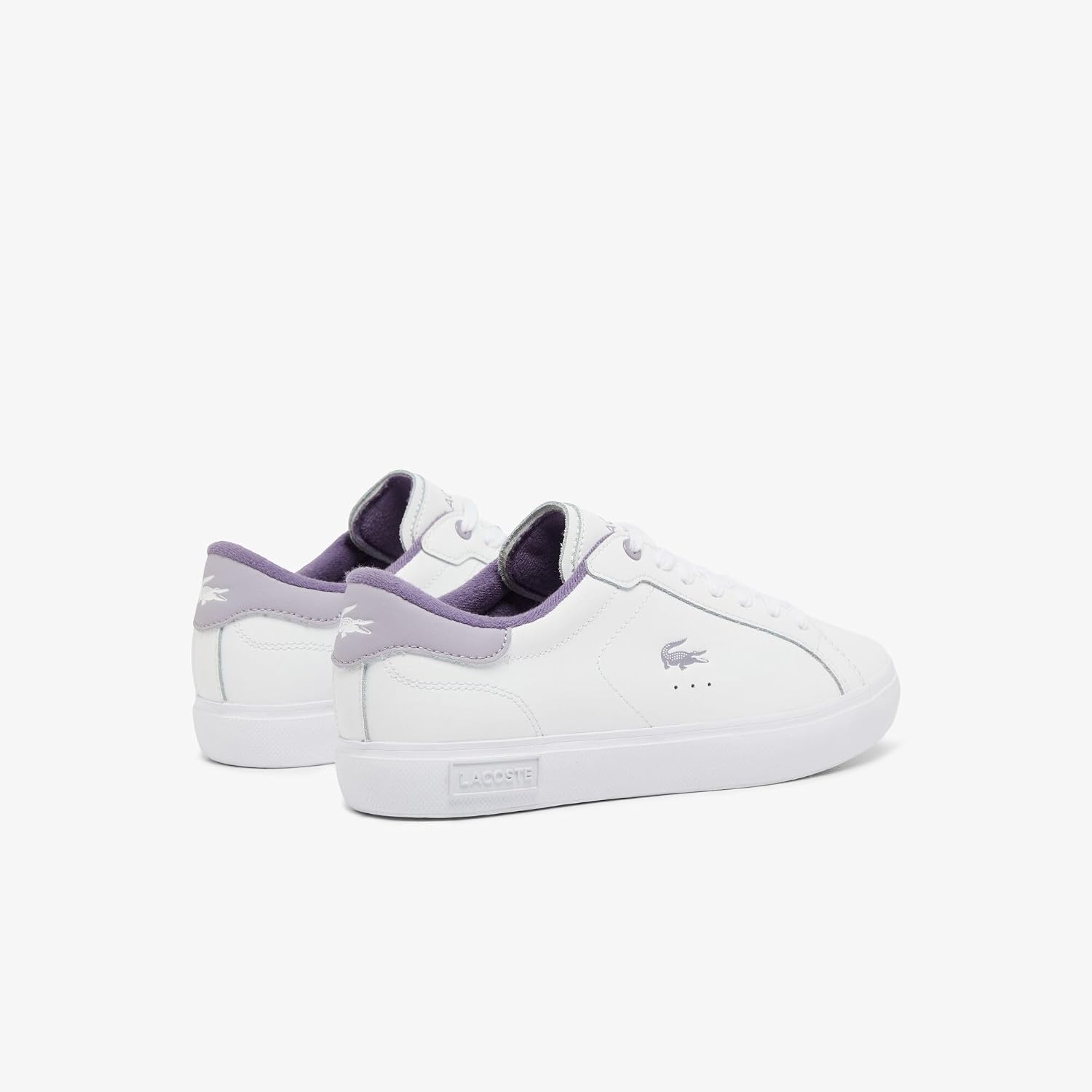 image:imageLacoste Womens Powercourt SneakersWhtLt Purp