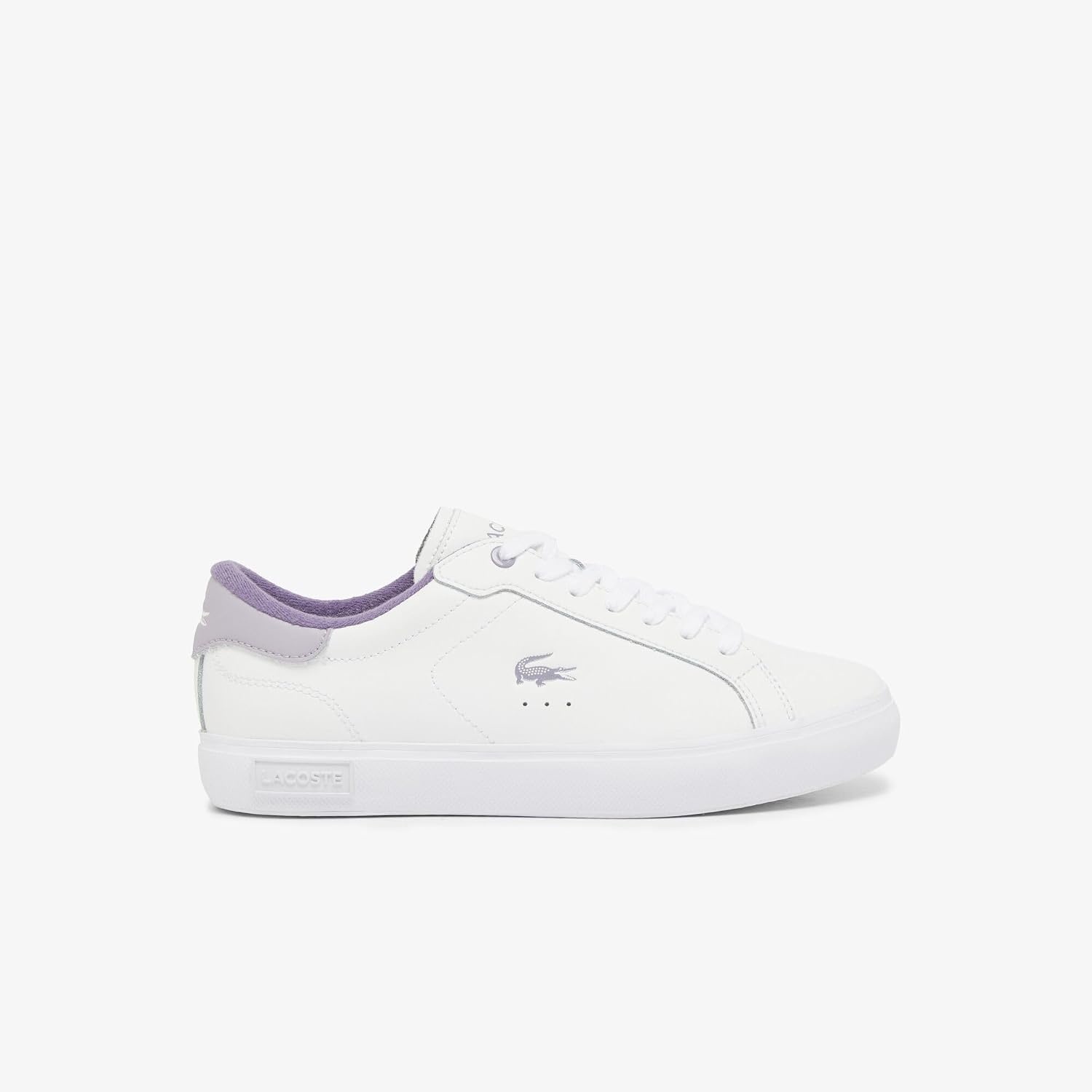 image:imageLacoste Womens Powercourt SneakersWhtLt Purp