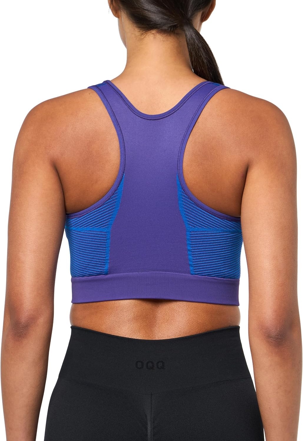 image:imageLacoste Womens Sport Contrast Striped Seamless Sports BraSamuiMarina