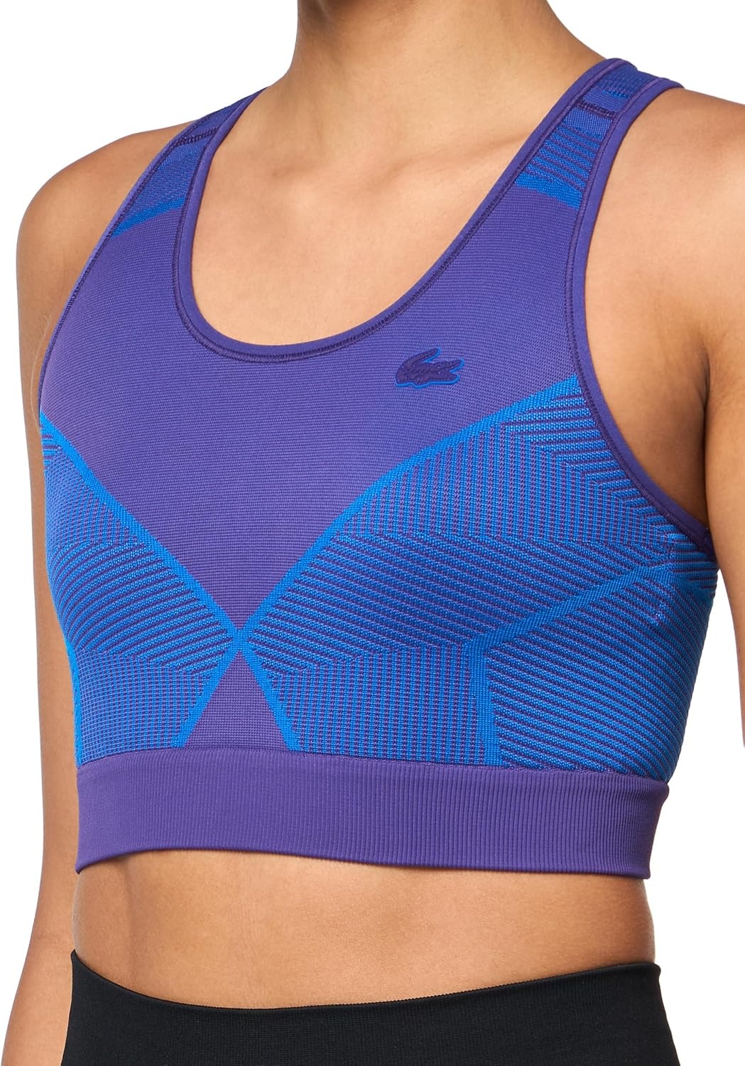 image:imageLacoste Womens Sport Contrast Striped Seamless Sports BraSamuiMarina