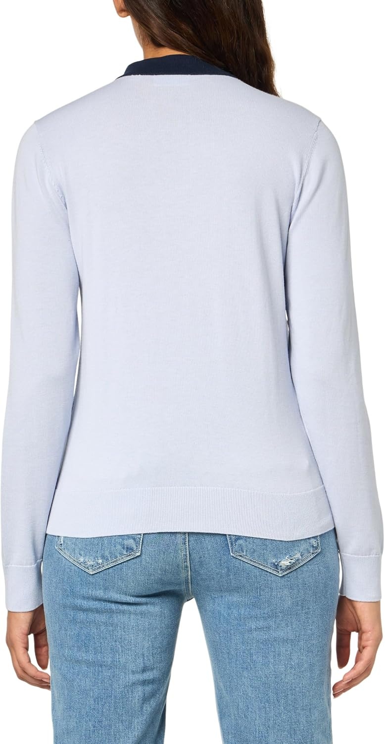 image:imageLacoste Womens Sport Cotton Pima Technical Knit Golf SweaterPhoenix BlueNavy Blue
