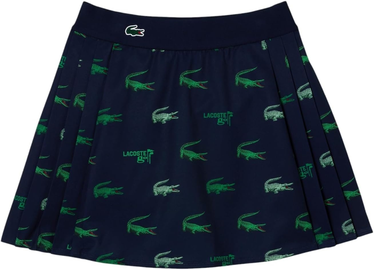 image:imageLacoste Womens Sport Golf Print Skirt with Builtin ShortsNavy BlueLiamone