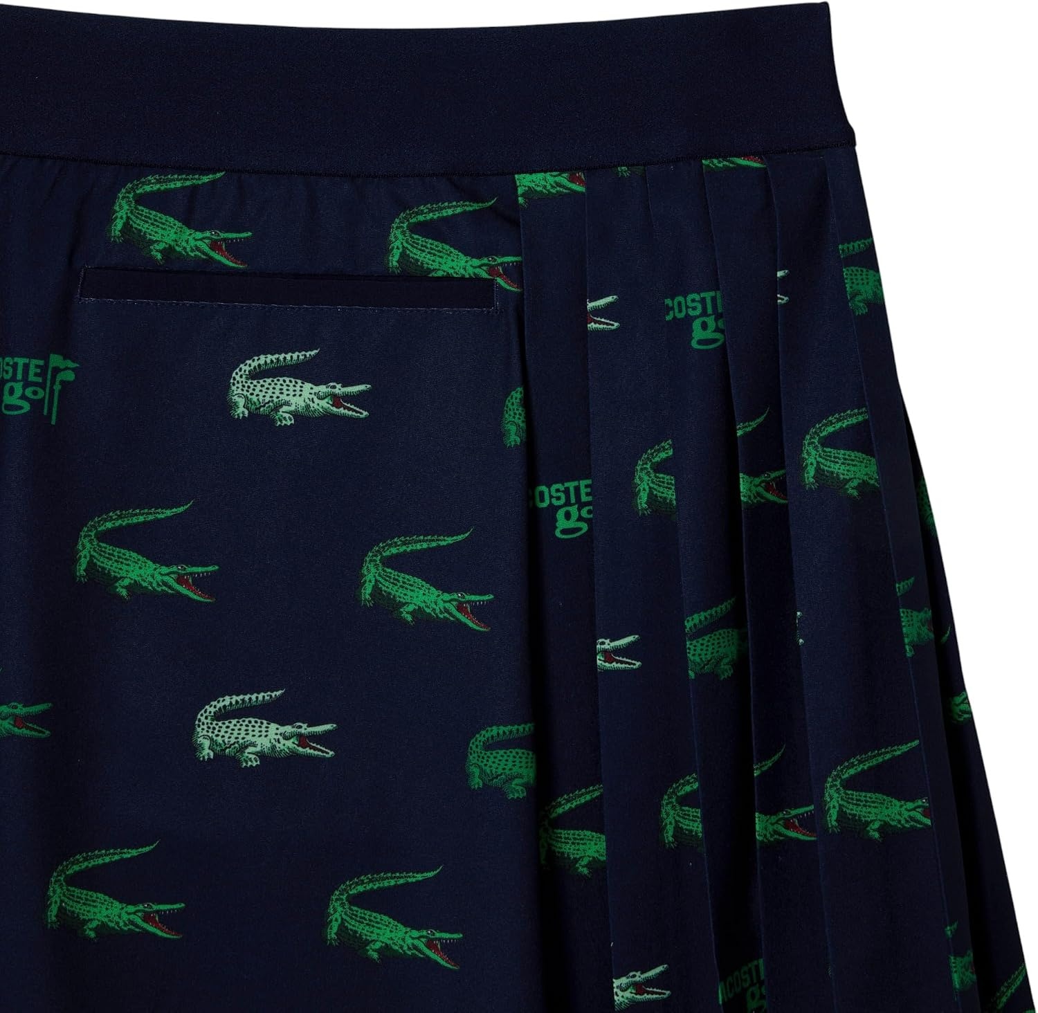 image:imageLacoste Womens Sport Golf Print Skirt with Builtin ShortsNavy BlueLiamone