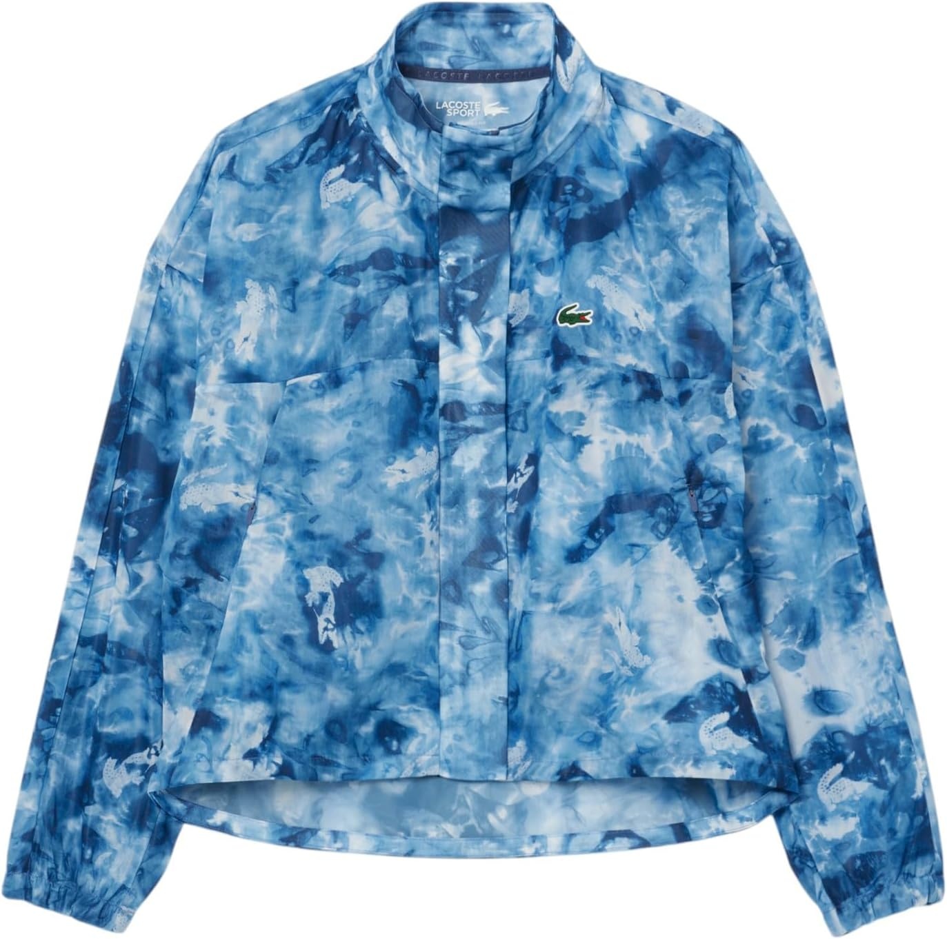 image:imageLacoste Womens Sport Lightweight Crocodile Print Tennis JacketPrimeroseCosmic