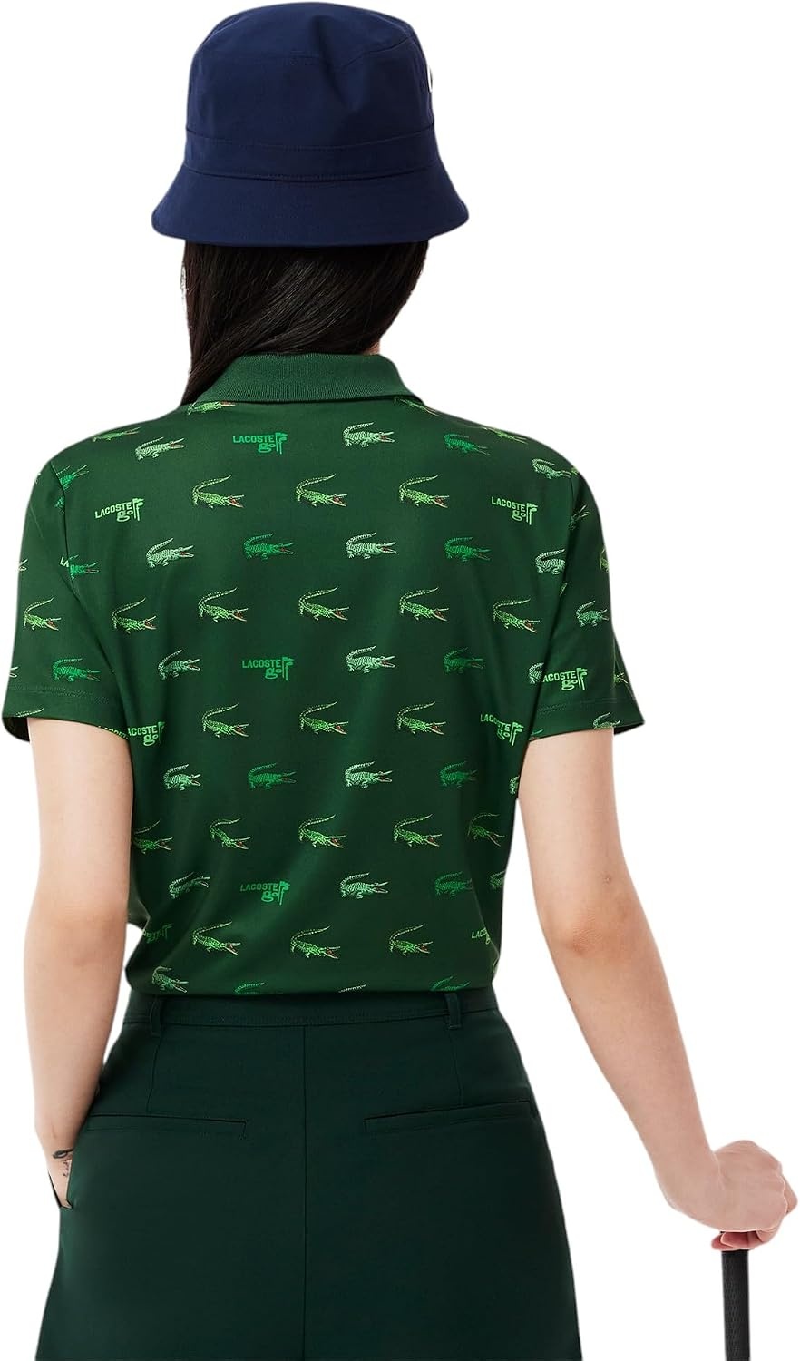 image:imageLacoste Womens Sport Regular Fit Uv Protect Golf Polo ShirtGreen