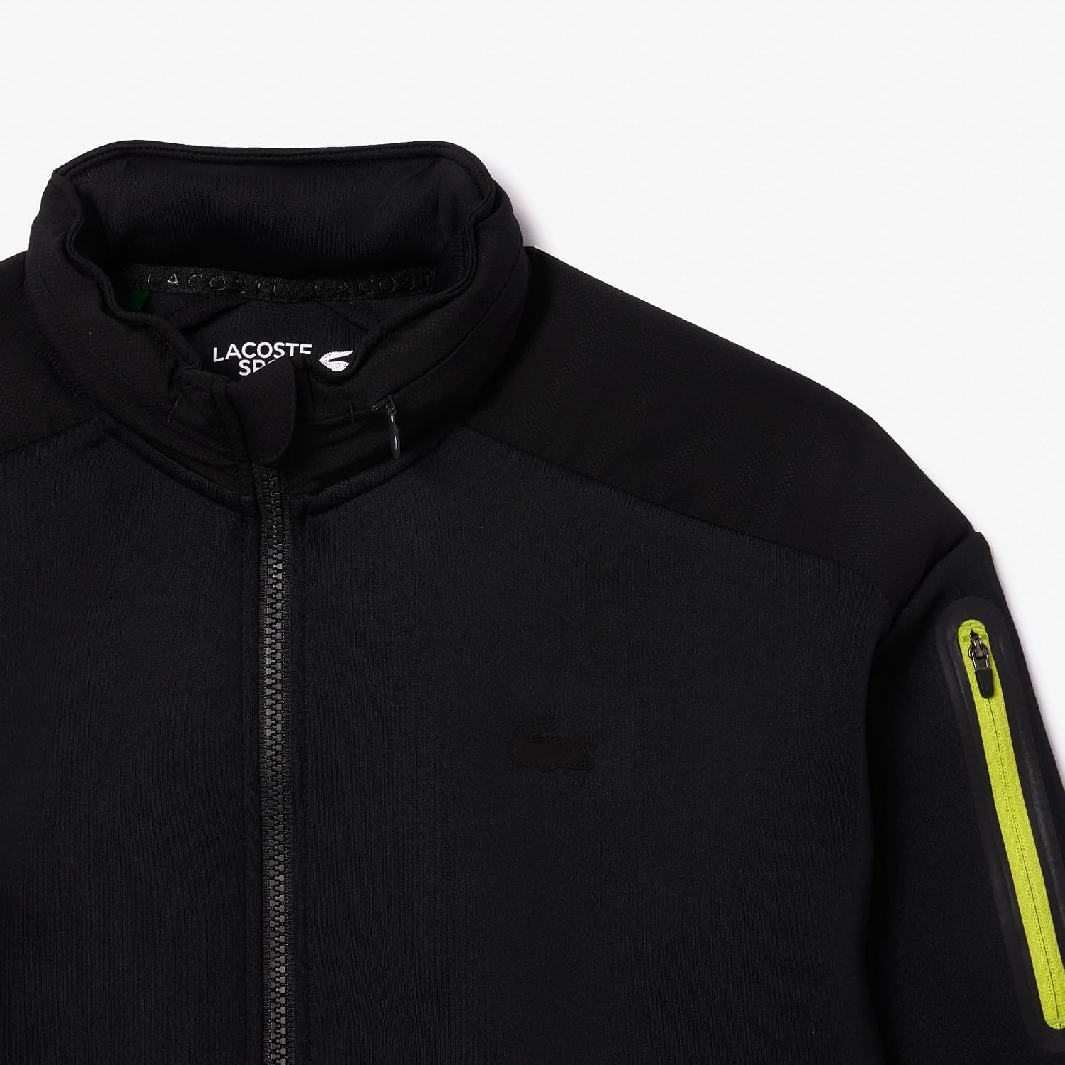 image:imageLacoste Womens Sport Removable Sport HoodieBlack
