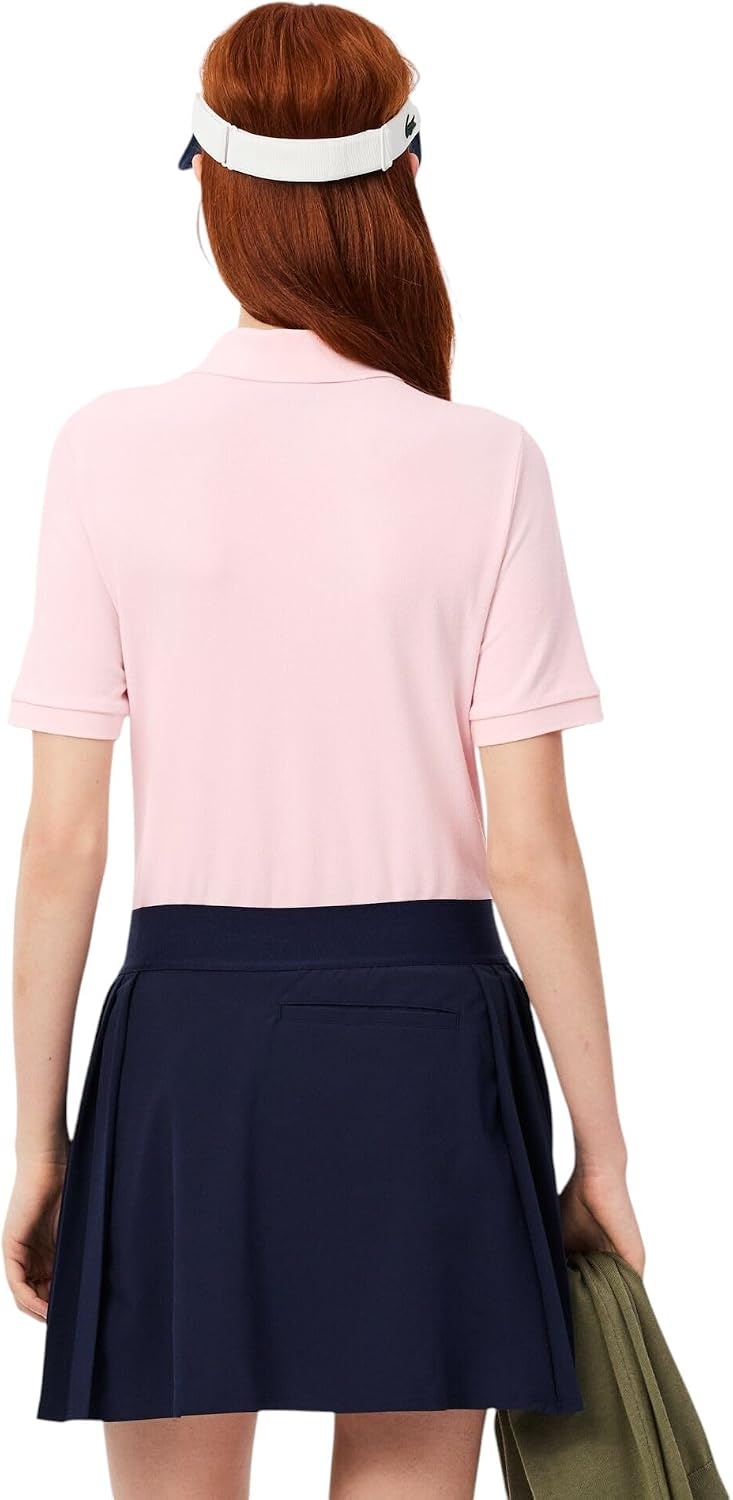 image:imageLacoste Womens Sport Slim Fit Ultra Dry Stretch Golf Polo ShirtFlamingoFlamingo
