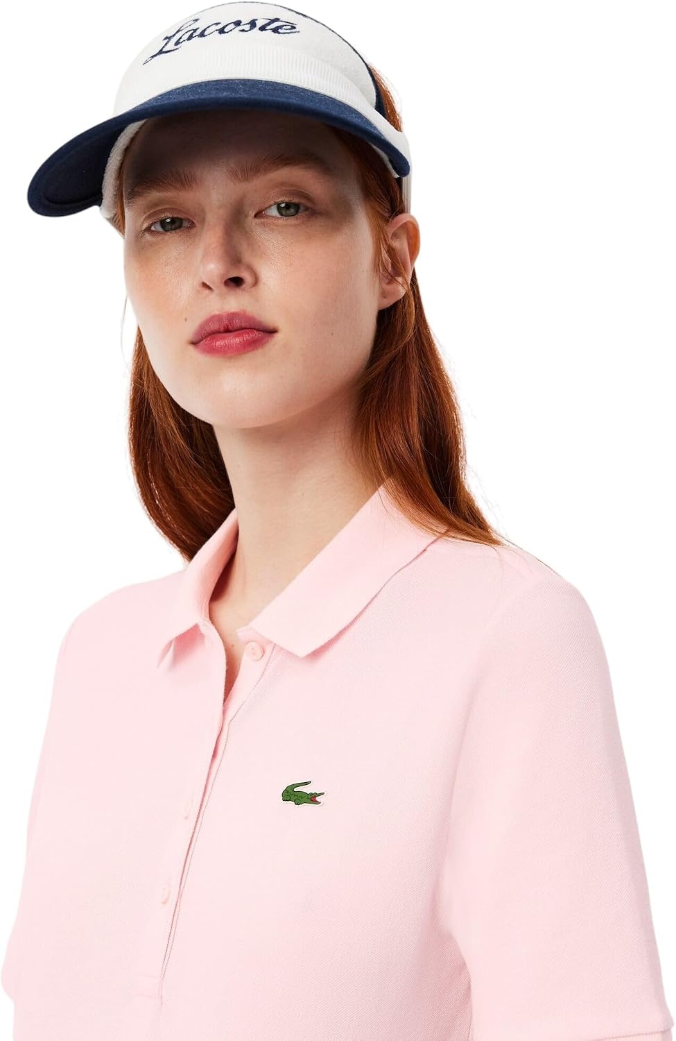 image:imageLacoste Womens Sport Slim Fit Ultra Dry Stretch Golf Polo ShirtFlamingoFlamingo